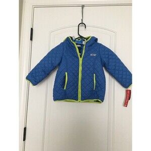 Weatherproof Toddler Boys Coat Jacket Reversible Size 3T Blue / Camouflage